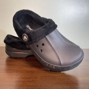 Crocs Blitzen III nero foderato in pile slip on donna 8 uomo 6 scarpe crocs zoccoli - Foto 1 di 12