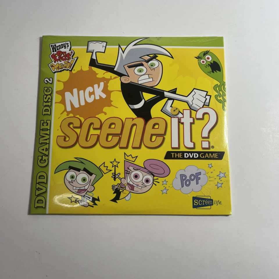 Nick Scene It The DVD Game Disc 1 Wendy's Kids Meal Nickelodeon NEW SEALED - Image 1 of 2