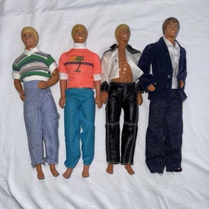 4 Vintage 80's Mattel Ken Dolls - Picture 1 of 9