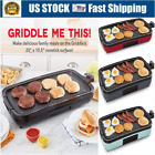 Electric Griddle with Removable Nonstick Cooking Plate Flat Top Grill 1500W BBQ