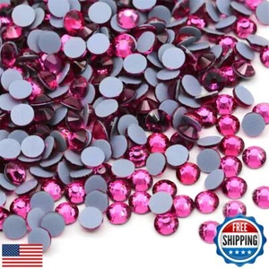 Hotfix Rhinestones Flatback Glass Rhinestone 6000PCS SS6 1.9-2.0MM Round Gems - Picture 1 of 5