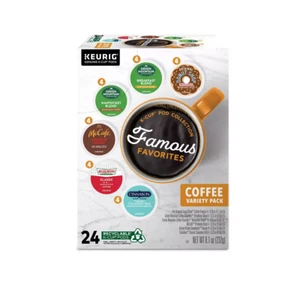 Keurig Famous Favorites Keurig K-Cup Pod Collection Medium Roast Coffee - 24ct - Picture 1 of 5