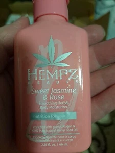 4X Hempz Sweet Jasmine&Rose Smoothing Herbal Body Lotion 2.25oz See Description  - Picture 1 of 1