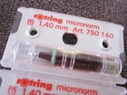 4 Stück Rotring micronorm   1,40 mm 750 140 Zeichenkegel für Tuschefüller 