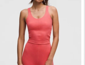 Lululemon Glow Up Tank Top *Medium Support, B/C Cup Desert Red NWT - Picture 1 of 6