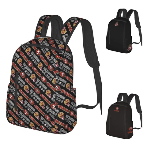 San Francisco 49ers Lightweight Backpack Hiking Travel Backpack School Bag Cover