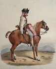 C29/11-DESSIN ORIGINAL-AQUARELLE-HENRI DE BUSSET-FOLKLORE ESPAGNOL-COSTUME-1823
