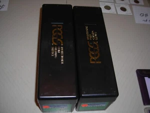 2 PCGS Oficial Caja Negra 20 Graduados Certificados Losa Plástico Calidad Almacenamiento - Imagen 1 de 2