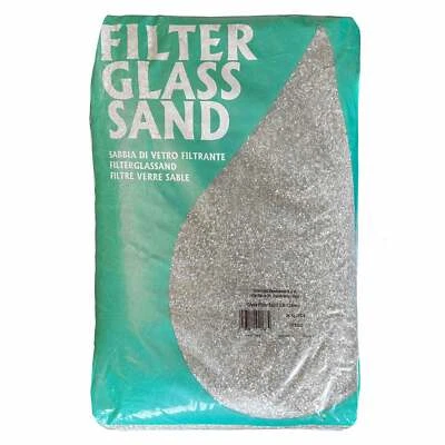 A&G-heute Min2C 20kg Glasfiltersand 0.4-1.6mm Poolfilter Teichfilter
