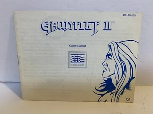 Gauntlet II (Nintendo NES) solo manual - Imagen 1 de 2