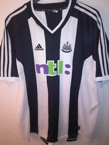 NEWCASTLE UNITED 2001-2002 camiseta shirt trikot maillot adidas - Imagen 1 de 4