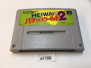 A1100 Heiwa Pachinko World 2 SNES Nintendo Super Famicom SFC Japon - Photo 1/4