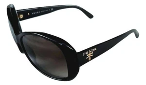 Authentic Prada Women's Sunglasses SPR 03M 1AB Black - Picture 1 of 8