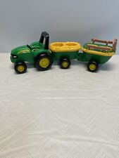 John Deere Farm Tractor Hay Ride With Animal Sounds Tomy 34908V No Animals