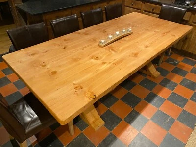 large new pine dining table - Image 1 of 4