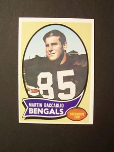 1970 Topps Football #187 MARTIN BACCAGLIO (Cincinnati Bengals) - NM! WOW! L@@K! - Picture 1 of 1