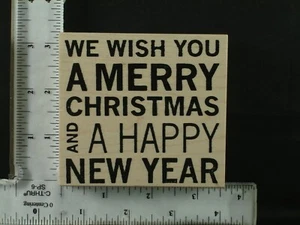 Rubber stamp, GREETINGS -  CHRISTMAS 8 - Picture 1 of 37