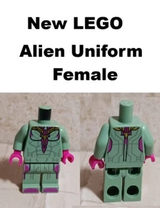New LEGO Alien Girl Uniform Reptile Armor Sand Green Dark Pink Torso Legs Match - Picture 1 of 1