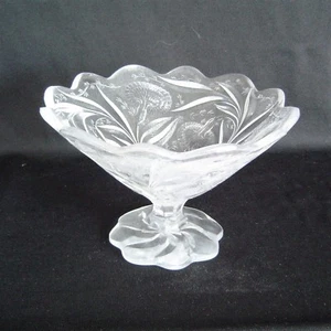 Rare Signed Hawkes Gravic Footed Compote - Picture 1 of 4