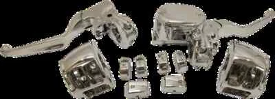 Kit de control de manillar de cilindro maestro de freno cromado DS hierro 883 14-20 Foto 1 de 3