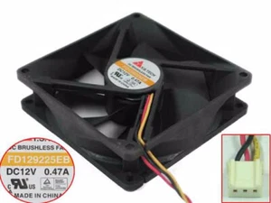 Y.S TECH FD129225EB DC 12V 0.47A 92x92x25mm 3-Wire Server Cooling Fan - Picture 1 of 1