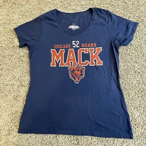 Chicago Bears Shirt Womens Large Blue Orange Football Outdoor NFL Ladies - Picture 1 of 6