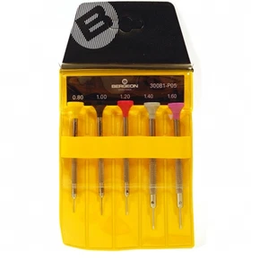 Bergeon 30081-P05 Set Of 5 Watchmakers Ergonomic Screwdrivers - HS30081-P05 - Picture 1 of 2
