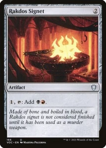 4x Sello Rakdos - Casi Nuevo - Crimson Vow Commander - SPARROW MAGIC de colección - Imagen 1 de 1