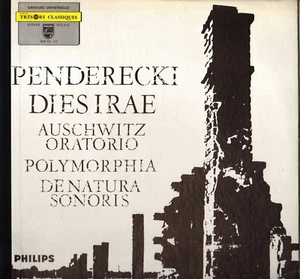 HENRYK CZYZ, PENDERECKI "DIES IRAE" 70'S LP PHILIPS 839.701 STEREO - Imagen 1 de 2