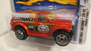 Hot Wheels 2003 First Editions #29 POWER PANEL orange Dodge wagon 4x4 lifted - Picture 1 of 2