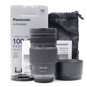 Panasonic LUMIX G VARIO 100-300 mm F4-5.6 MEGA O.I.S. [Quasi Nuovo] #5186J - Foto 1 di 12