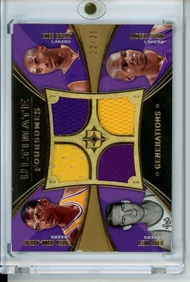 2008 UPPER DECK ULTIMATE COLLECTION #UFC-LAKR KOBE BRYANT KAREEM WEST /35 - Image 1 of 2