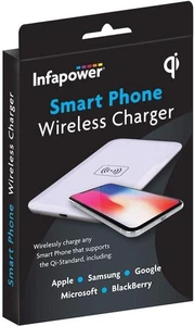 Fast Wireless Charger Pad Infapower P044 for Apple Samsung Google Qi Phones - Picture 1 of 10
