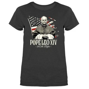 Papst Leo XIV Damen T-Shirt - Bild 1 von 10