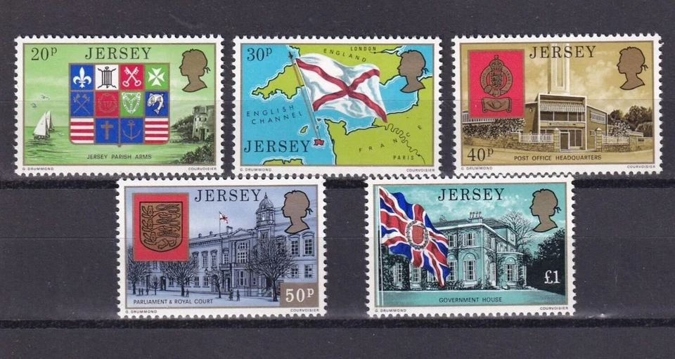 LI01 Jersey Great Britain 1976 Definitive Issue - Coat of Arms - Image 1 of 1