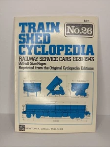 Train Shed Cyclopedia #26 Railway Service Cars 1928 to 1943 SC Book - Picture 1 of 11
