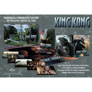 KING KONG - 4K UHD/BLU-RAY - COLLECTOR'S EDITION - STEELBOOK BOX SET - OOP - NEW - Picture 1 of 9