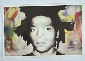 Mr. Brainwash Postcard 2010 NYC ICONS SHOW CARD Jean Michel Basquiat - Picture 1 of 2