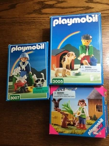 Playmobil Vintage 1998 3er Set Hundetrainer #3005, Milchmädchen #3007 und #4529  - Bild 1 von 7