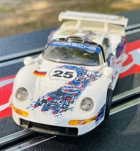 Vintage Artin Nico Slotcar Porsche 911 GT1 #25 Mobil Maßstab 1 #25 1:32 - Bild 1 von 9