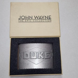 John Wayne The Epic Collection Gürtelschnalle eckig silber - Bild 1 von 22