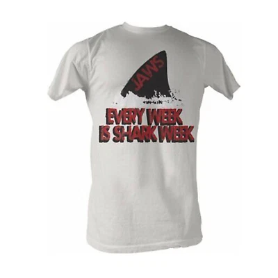 Adult Unisex 1970's Jaw Movie Every Week Is Shark Week Vintage-Inspired T-shirt - Image 1 of 4