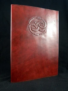 A4/US Brief handgefertigt nachfüllbar Leder Tagebuch, AURYN, unendliche Geschichte - Bild 1 von 7
