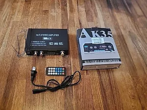 Audio Amplifier AK-35-S HiFi Bluetooth Mini Stereo Power Amp w/remote Great Cond - Picture 1 of 5