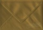 Metallic Gold A5 Envelopes - 152mm x 216mm 100gsm Gummed Gold A5 Card Envelopes