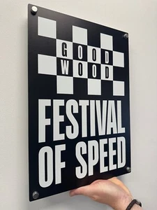 Goodwood Road Racing Club Festival Of Speed Mancave Garage B&W - Imagen 1 de 6
