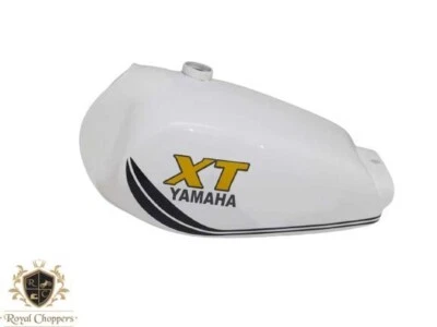 Ajuste para Yamaha XT 250 3Y3 4Y1 tanque de gasolina blanco 1980-1990 Foto 1 de 4