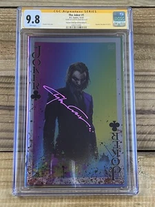 DC Comics The Joker #1 Foil Variant MegaCon CGC SS 9.8 Signed CLAYTON CRAIN - Picture 1 of 6