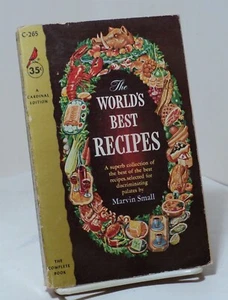 World's Best Recipes by Marvin Small - Cardinal C-265 - 1957 - Imagen 1 de 2