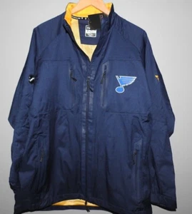NHL Authentic Pro St Louis Blues Locker Room Rink Jacket Mens Sizes New LG $145 - Picture 1 of 2
